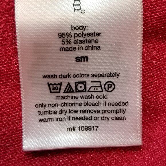 PAJAMAGRAM 2 Piece Velvet Spaghetti Strap Tank Top and Pants Red Small ~ 4502 - Picture 6 of 10